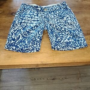 Lilly Pulitzer Blue and White Shorts